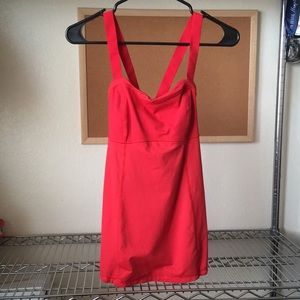 Red Lululemon tank top